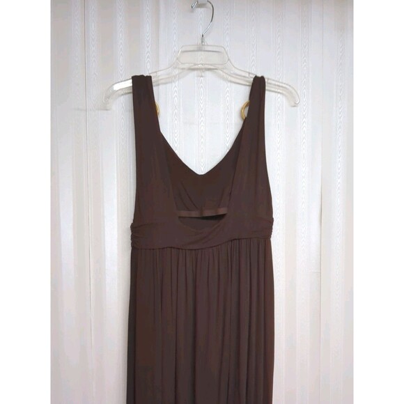 Kenneth Cole Reaction Dress Medium Mid R57100 Low Back Empire Waist Sleeveless M - Picture 7 of 11